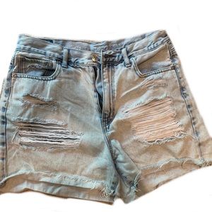 American Eagle Ripped Jean Shorts